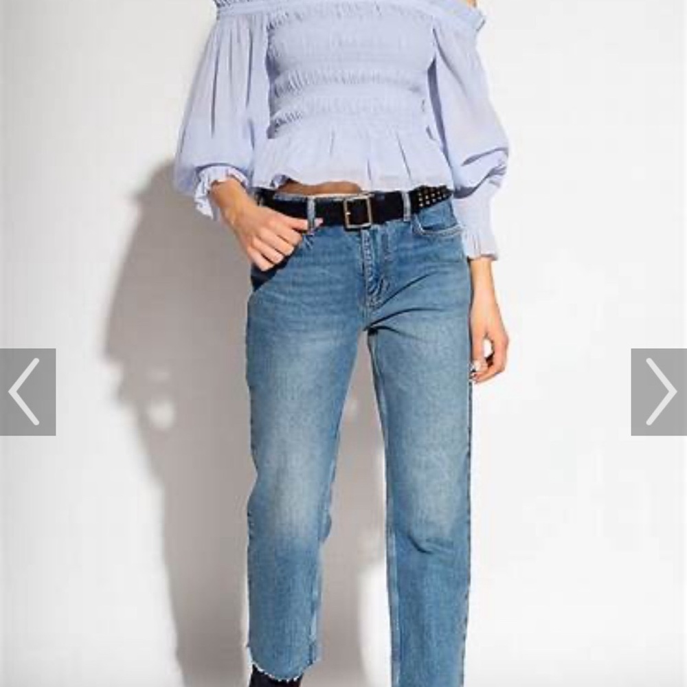 AllSaints Lara Top in Gentle Lavender size 2